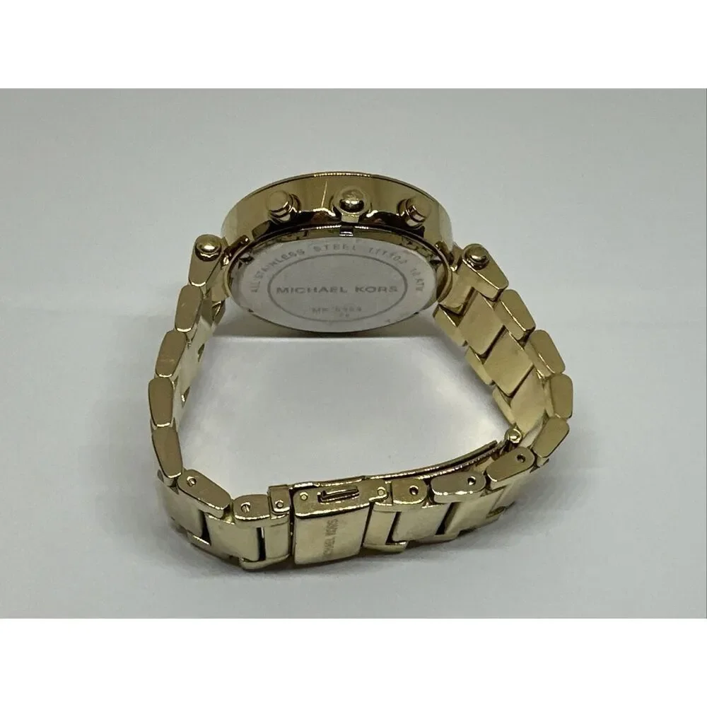 Michael Kors Parker MK5354 Women's Gold Stainless Steel Analog Dial Watch NUL2